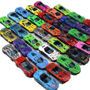 Children's alloy toy car car boy sliding racing model simulation ornaments decoration 1:64 stall