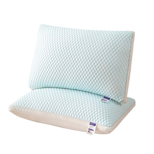 Factory direct ice silk SPA pillow summer breathable cervical spine cool pillow core men's home a pair of student dormitory