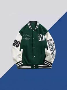 2024-style handsome jacket men's ins high street tide brand Hong Kong style Japanese style Harajuku style Korean style trend loose jacket trend