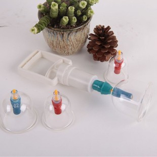 Kangji 6 Cans suit Vacuum Cupping Appliance Household Exhaust Cupping Cupping Cupping Cupping Cupping Cupping Cupping Cupping Cupping Thickened Non-Glass Wholesale