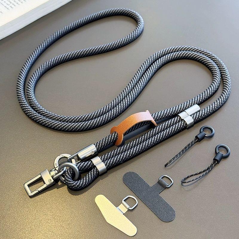 Adjustable Mobile Phone Lanyard Classy Strap Long Men's and Women's Strong and Durable Metal Outdoor Telescopic Camera Simple Clip