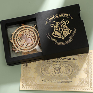 Harry Potter Peripheral Horcrux Hermione Time Time Converter Hourglass Necklace Seiko Gift Box Birthday Gift