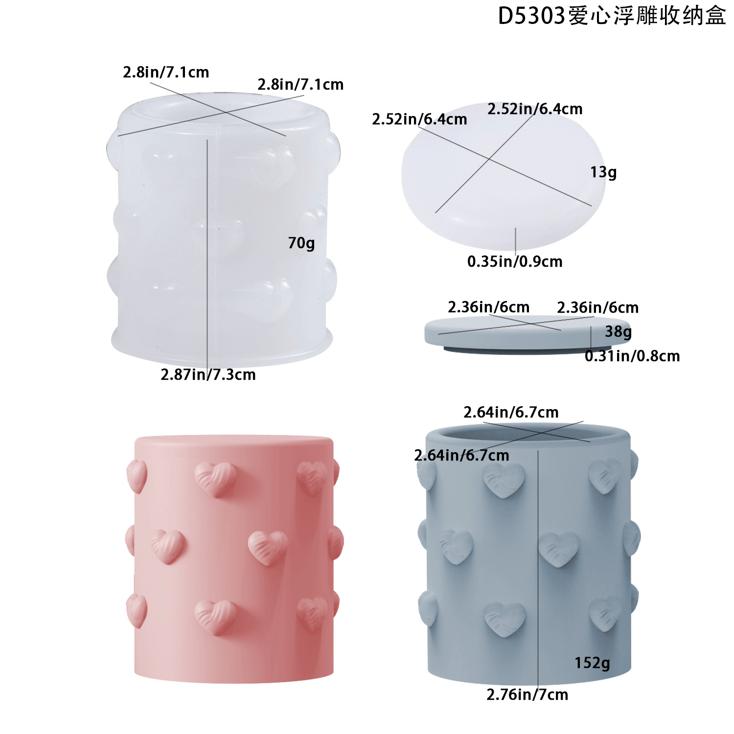 triumphant diy glue drop mold love relief storage box silicone mold gypsum aromatherapy candle cup