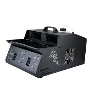 Source Manufacturer Double-Wheel Smoke Bubble Machine Party Wedding Led Smoke Bubble All-In-One Machine Event Performance Special Effects Machine