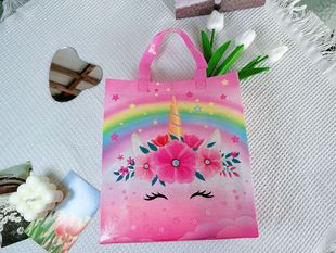 Foreign trade factory New Cartoon non-woven bag unicorn gift bag gift packaging bag spot wholesale