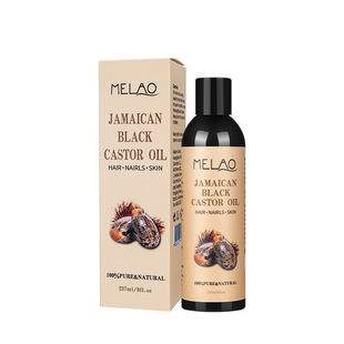 Cross-border 237ml Jamaican Black Castor Oil Strong Hair Scalp Nutrition Care Massage Hair Care Essential Oil Customization