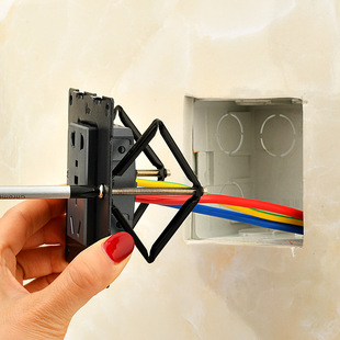 Switch Bottom Box Remedial Strut Junction Box Retainer Haotian 86 Cassette Repairer Metal