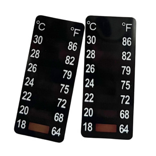 Foreign trade sour bread fermentation glass tank accessories temperature measuring paste 18-30 degrees thermometer veneer group fermentation temperature paste