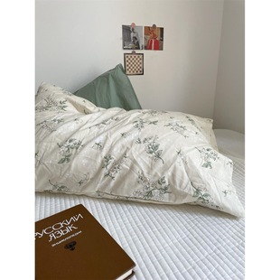 Inner liner cover pure cotton pillowcase a pair of single product pillow pillow pillow single matching leather twill modern