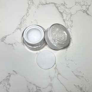 Factory custom flower cover cream bottle 10g15 20g plastic empty bottle sub-bottled cream bottle cosmetic packaging materials