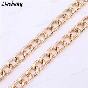 High-end luggage hardware accessories thick oil sealing long-lasting color retaining bag chain shoulder strap chain thick thickened real cow leather bag chain