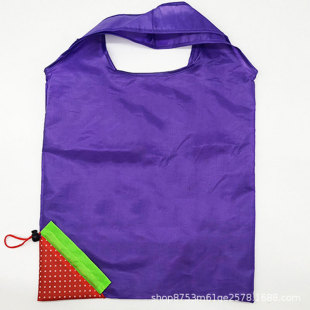 Folding Strawberry Shopping Bag Custom logo Enterprise Advertising Gift Bag Portable Environmental Bag Storage Bag Printing