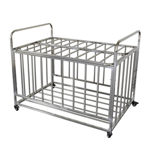 Basketball Storage Basket Kindergarten Stainless Steel Cart Football Basket Storage Rack for Ball Game Basket Folding Mobile Cart
