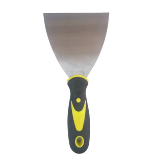 Supply boutique rubber handle mirror putty knife high quality multi-specification stainless steel gray knife wholesale supply