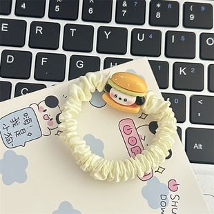Cartoon Cute McDonald's Working Pacha Dog Hair Rope Ins Girl Student Couple Rubber Band Headwear Hair Rings