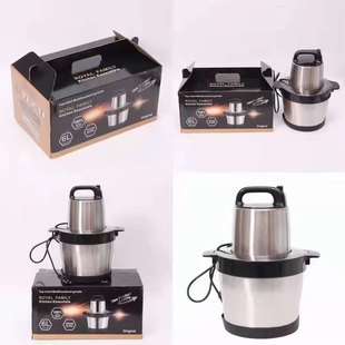 Машина Fufu, бытовая мясорубка, маленькая электрическая многофункциональная мясорубка, миксер, измельчитель овощей, 6 л