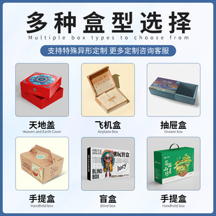Cross-Border Goat Milk Powder Packaging Box Custom Small Batch Carton Custom Gift Airplane Box White Cardboard Uv Printing Color Box