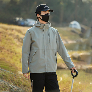 Outdoor single-layer assault jacket for men and women detachable spring and autumn jacket coat mountain waterproof windproof coat wholesale group purchase