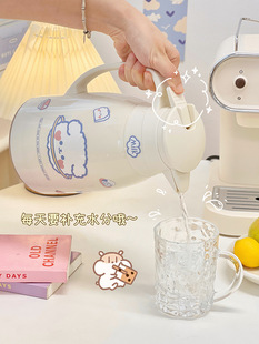J household kettle thermos student dormitory thermos cute kettle glass thermos Kettle Kettle Kettle B