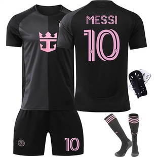 2526 New Match Football Uniform Miami Messi No.10 Jersey Children's suit Cross-border Special for One Piece