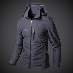 Outdoor Sports Jacket Men's Trendy Mountaineering Jacket Windbreaker Winter Men's Jacket Thin Breathable