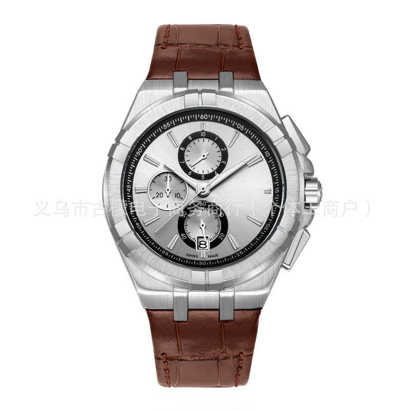 Exquisite, stylish, high-quality foreign trade men's watch, European-style fashion, six-hand multifunctional quartz wristwatch, manufacturer wholesale