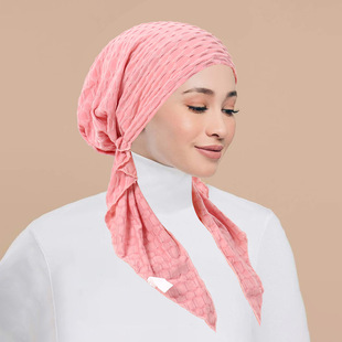 AliExpress новый многоцветный пузырь изогнутый шапка мусульманское полотенце шляпа женская шляпа джепа спот оптом