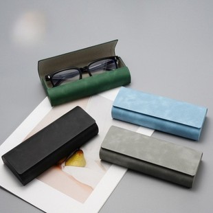 New glasses box portable large frame myopia glasses box storage box high color value compression mirror box manufacturers wholesale