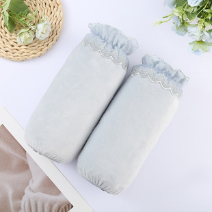 Lace wholesale sleeve ladies sleeve sleeve warm lace office plush autumn and winter long home sleeve antifouling