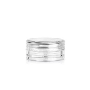 Transparent cream box PS cream box 5/10/15/20g cosmetic packaging box travel sub-bottled high permeability test pack