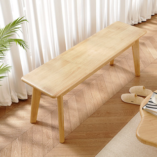 All Solid Wood Bench Living Room Dining Table Stool Tea Table Bench Home Wooden Bench Bench Bed End Stool Shoe Changing Stool