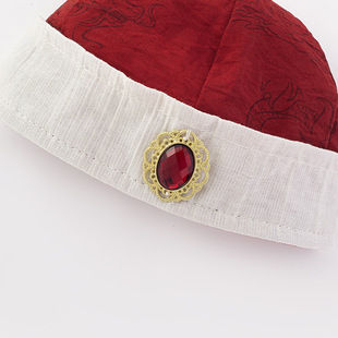 2025 Summer New Baby Hundred Days One Year Old Hat Festive Red Baby Out Hundred Days Full Moon Banquet Hat 5290