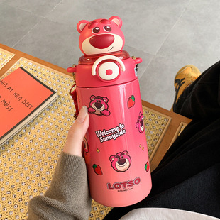Snoopy Steinette Children's Thermos Cup Special Straw Cup for School Large Capacity 316 Cup Boys and Girls Ins
