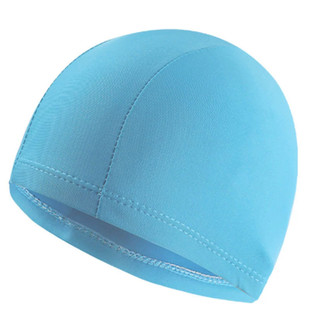 Swimming cap female adult children ear protection high elastic breathable universal foreign style calico cap head swimming equipment wholesale