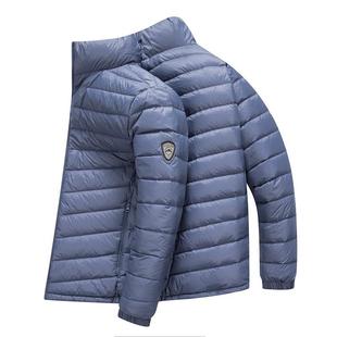 Men's light collar down jacket autumn and winter new men's warm light autumn and winter white duck down coat