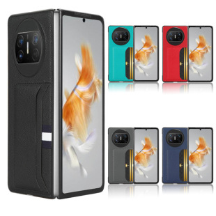 Подходит для чехла для мобильного телефона Huawei Mate X6/X5, наклейка для карты, кожаный защитный чехол, чехол для мобильного телефона Huawei Mate X3, внешний чехол