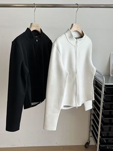 Lulu Sports Leisure Yoga Jacket Women's Vertical Collar Explosions Small Waist Slim-fit Graphene Polywarm Clothing Leisure