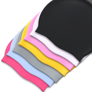 Customized Adult Silicone Swimming Cap, Waterproof and Comfortable, Unisex, Non-Stretching Swimming Cap, Logo Printable, Direct from Manufacturer