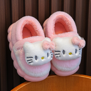 New autumn and winter children's cotton slippers boys and girls indoor cute cartoon girls' slippers infant baby cotton slippers