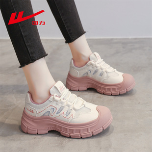 Huili Official genuine goods 2024 Autumn New sneaker Explosions Tide Shoes Thick Bottom Joker Breathable Couple Torre Shoes