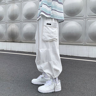 Men's Overalls Thin Loose Casual Pants for Autumn
