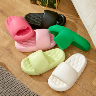 Bread EVA slippers home summer shit feeling thick bottom girls indoor home bathroom bath non-slip men's sandals