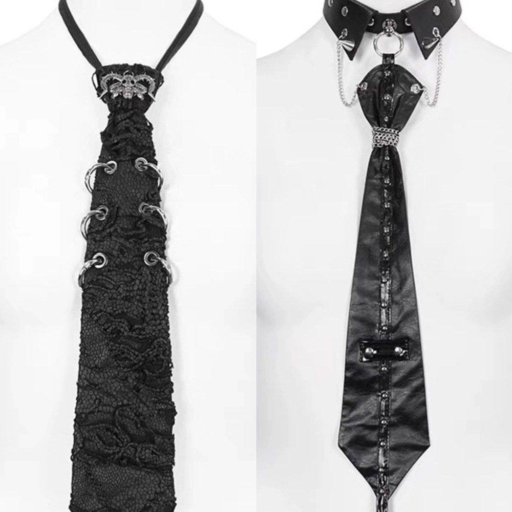 Sponsored Love/Punk Gothic Dark Versatile Metal Decorative Collar Tie