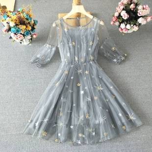 dress Fairy Super Fairy Mori 2025 New Summer Dress Junior High School Senior high school Students Korean Sweet Fresh Skirt