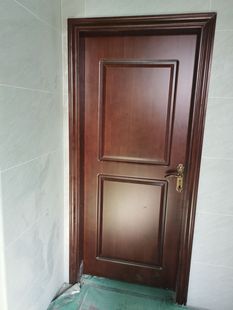 Solid wood door oak wood door American red oak wood door luxury carved single door craft log double open door