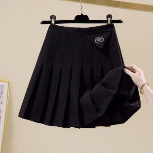 Girls Pleated Skirt Jk Skirt Fashionable 2021 New Spring, Summer, Autumn and Winter Preppy Style Kidsren's Aa-Line Skirt Trendy