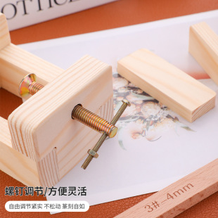 Wood Clip Machine Seal Cutting Stone Seal Head Fixture Fixation small size Carving Seal Cutting Wooden Machine