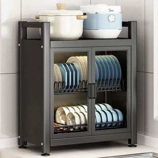 Kitchen Multi-functional Storage Rack Table Bowl and Dish Drain Rack Dish Rack Household Cupboard Bowl and Chopsticks Storage Box Multi-layer Chopsticks