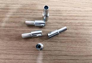 Factory Supply Fiberglass Rod Joint Tent Rod Connection Iron Straight Through Galvanized Pipe Fiberglass Rod Pipe Joint