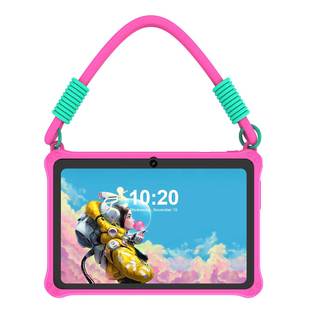 7 inch children's flat with protective silicone cover cute lanyard appearance for cross-border foreign trade